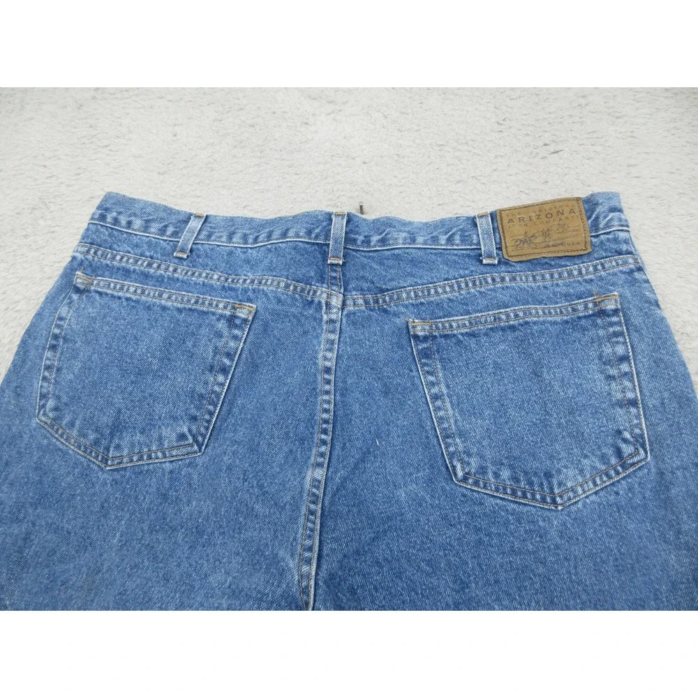 Vintage 1993 Arizona Jeans Mens 40x32 USA Made Light Wash Baggy Skater 90s Denim